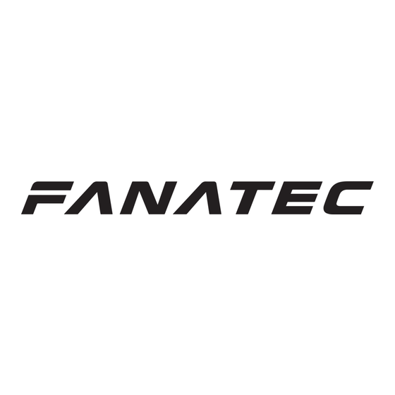 FANATEC ClubSport Wheel Base V2 Schnellanleitung