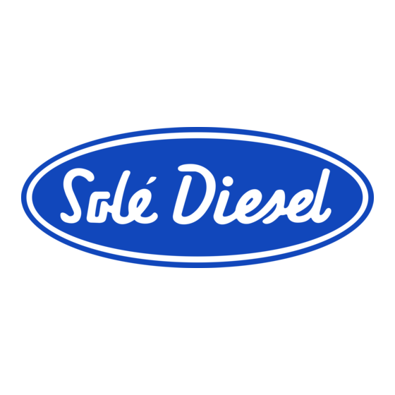 Sole Diesel SN-85 Gebrauchsanweisungenhandbuch