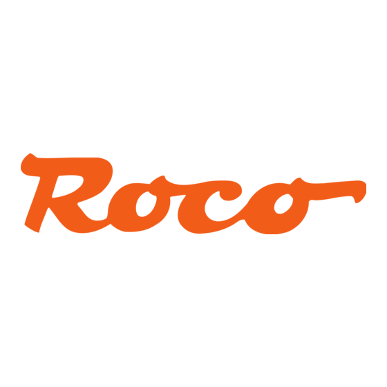 roco 72144 Bedienungsanleitung