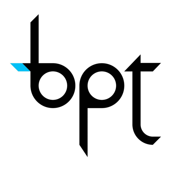 Bpt HPC/1 OT Installationsanleitung