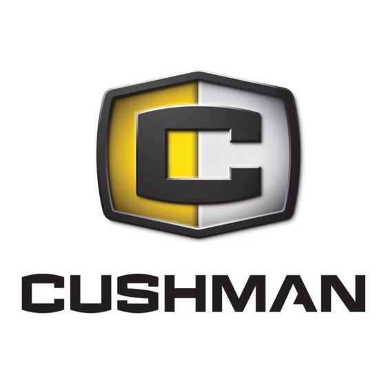 Cushman Turf Truckster Ersatzteil- Und Wartungshandbuch