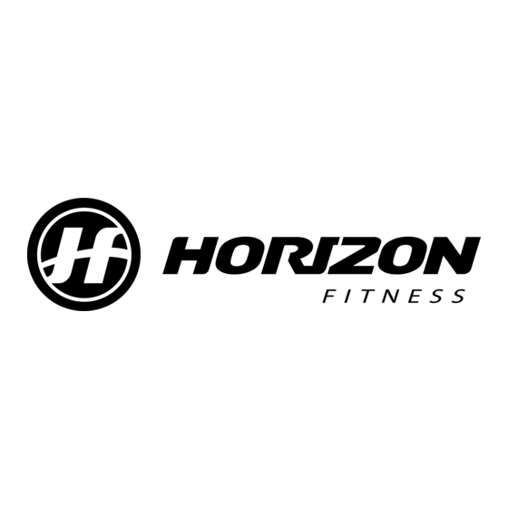 Horizon Fitness Andes 509 Bedienungsanleitung