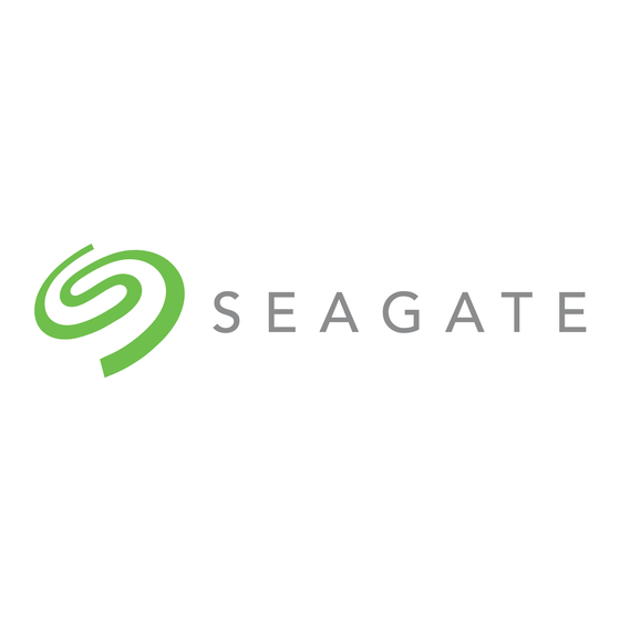 Seagate Personal Cloud 2-Bay Benutzerhandbuch