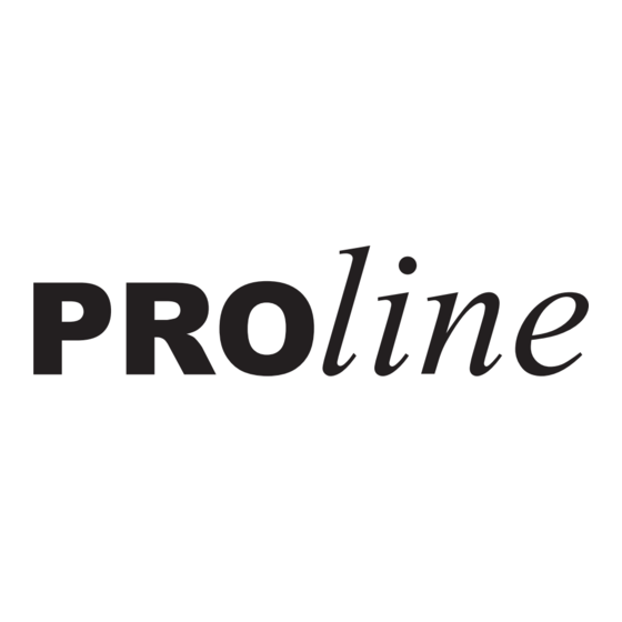 Proline PCC561SL Gebrauchsanweisung