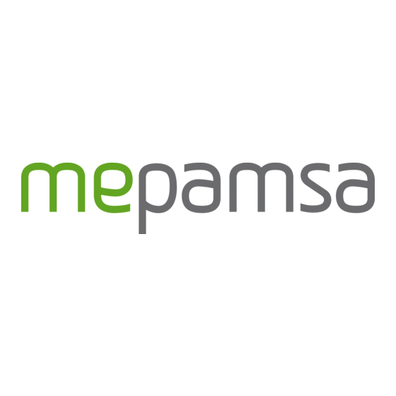 Mepamsa LUNA 70 NEGRA Gebrauchs- Und Installationsanleitungen