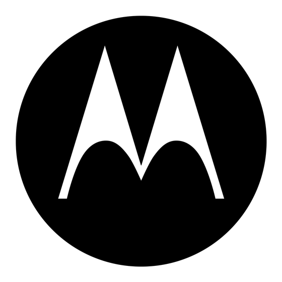 Motorola VM482 Kurzanleitung