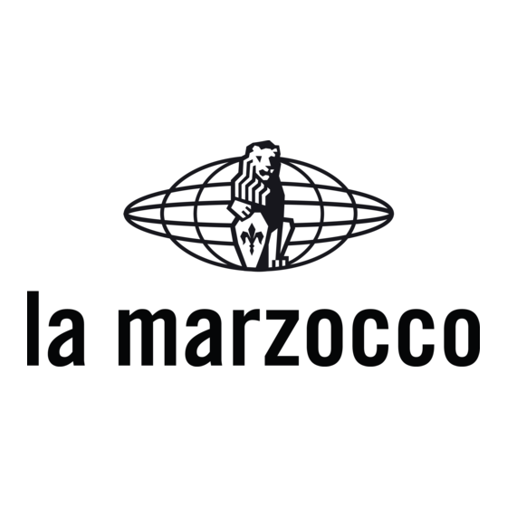 La Marzocco vulcano Bedienungsanleitung