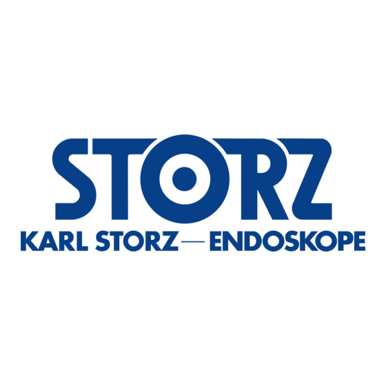 Storz OR1 SmartScreen Gebrauchsanweisung