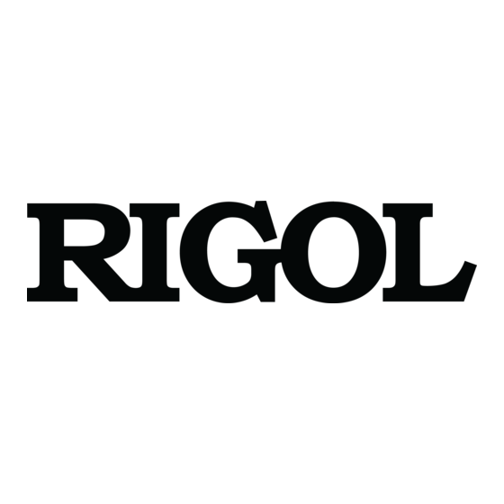 RIGOL DS1000Z Benutzerhandbuch