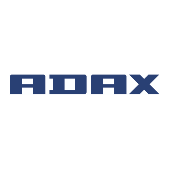 Adax ET ECO 5X.1 Bedienungsanleitung