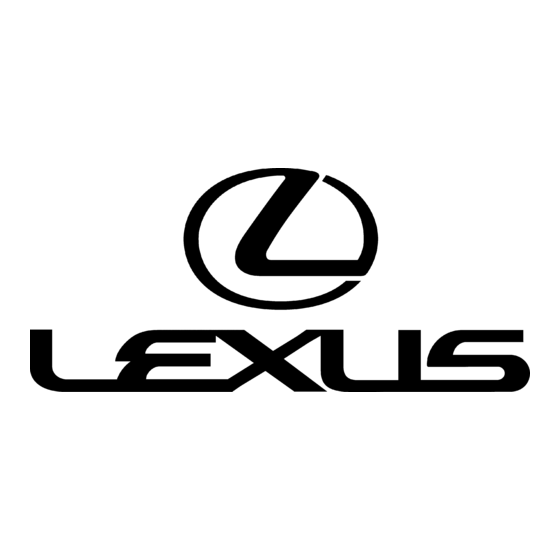 Lexus PZ462-00373-00 Montageanleitung