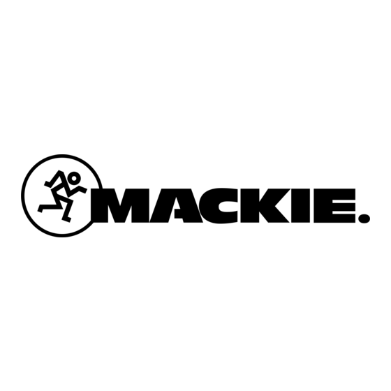 Mackie CRBT Serie Schnellstartanleitung
