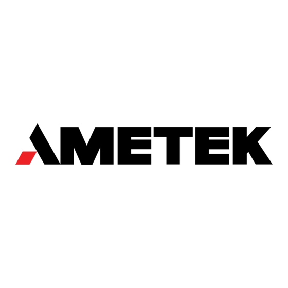 Ametek Motec MC5201 Serie Bedienungs- Und Montageanleitung