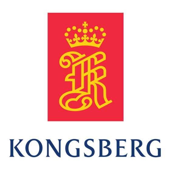 Kongsberg XP Benutzerhandbuch