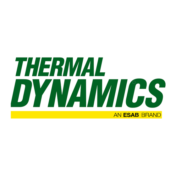 Thermal Dynamics CUTMASTER A80 Bedienungshandbuch