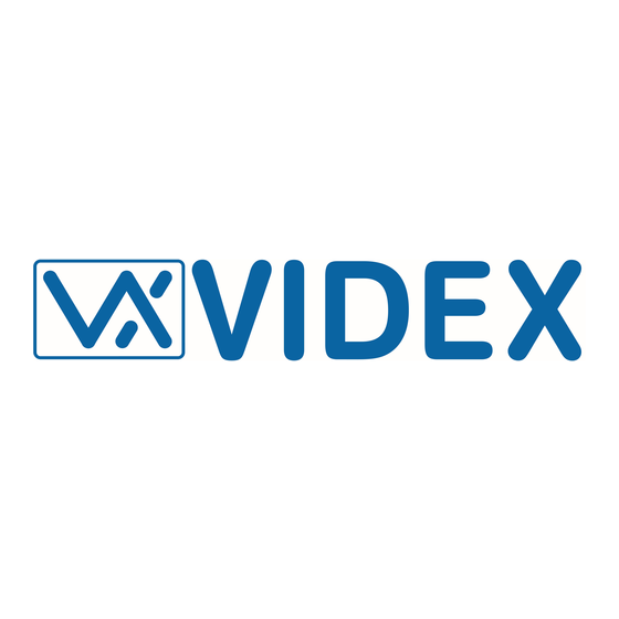 Videx MINI-EX Bedienungsanleitung