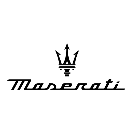 Maserati JS25 Bedienungsanleitung