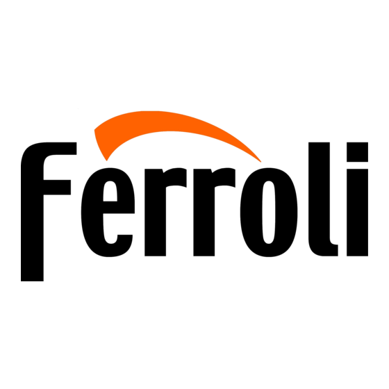 Ferroli TERMO MODENA Installations-, Bedienungs- Und Wartungsanleitung