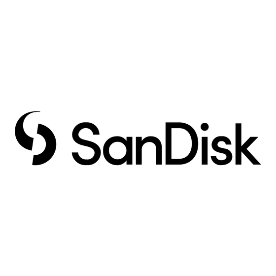 SanDisk G-DRIVE Bedienungsanleitung