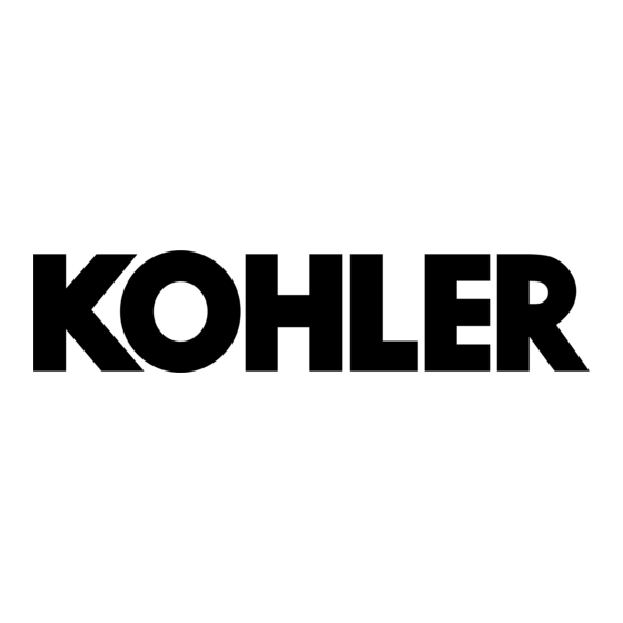 Kohler E87F75-GA Installationsanleitung
