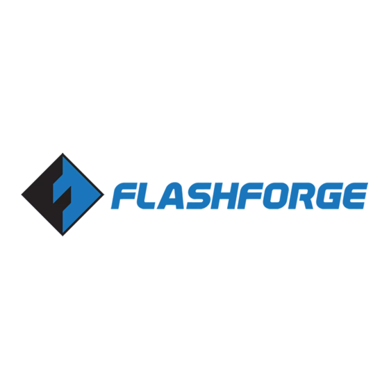 Flashforge Creator 3 Bedienungsanleitung