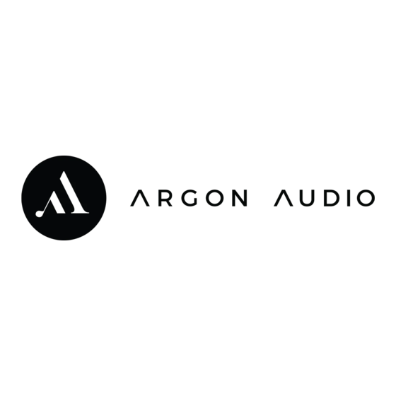 argon audio DAC1 Bedienungsanleitung