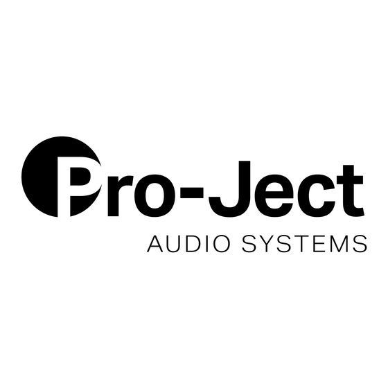 Pro-Ject Audio Systems Pro-Ject Xtension 9 Evolution Bedienungsanleitung