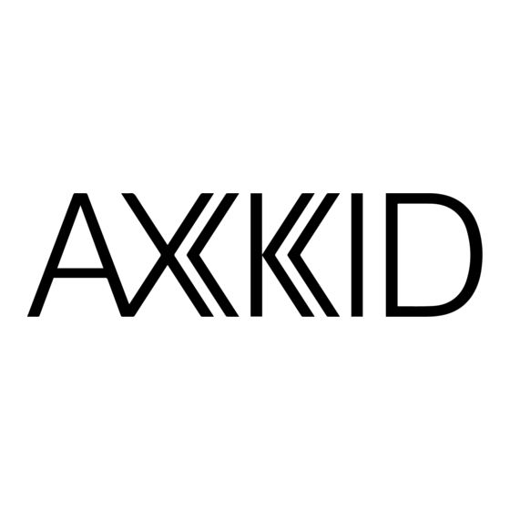 Axkid Nextkid Bedienungsanleitung