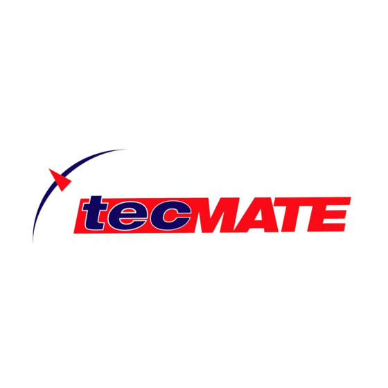 Tecmate Optimate Pro 8 TS44 Anwendungsvorschriften