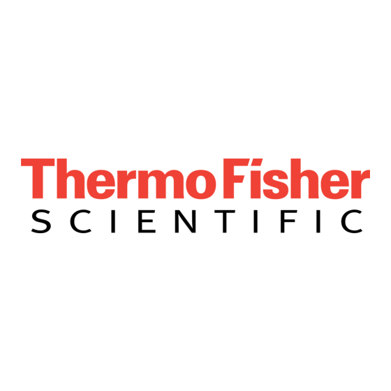 Thermo Scientific SAHARA Serie Bedienungsanleitung