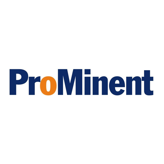 ProMinent PP Betriebsanleitung