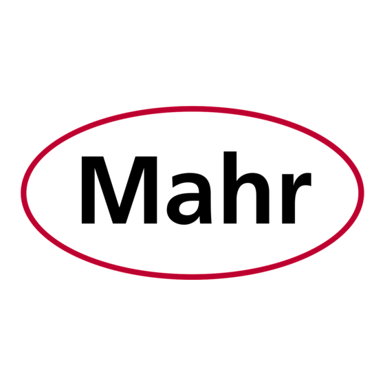 Mahr 106 ES Bedienungsanleitung