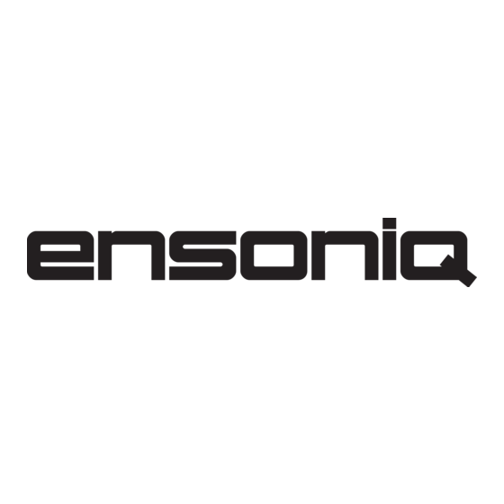 ENSONIQ Advanced Sampling Recorder ASR-10 Bedienungsanleitung