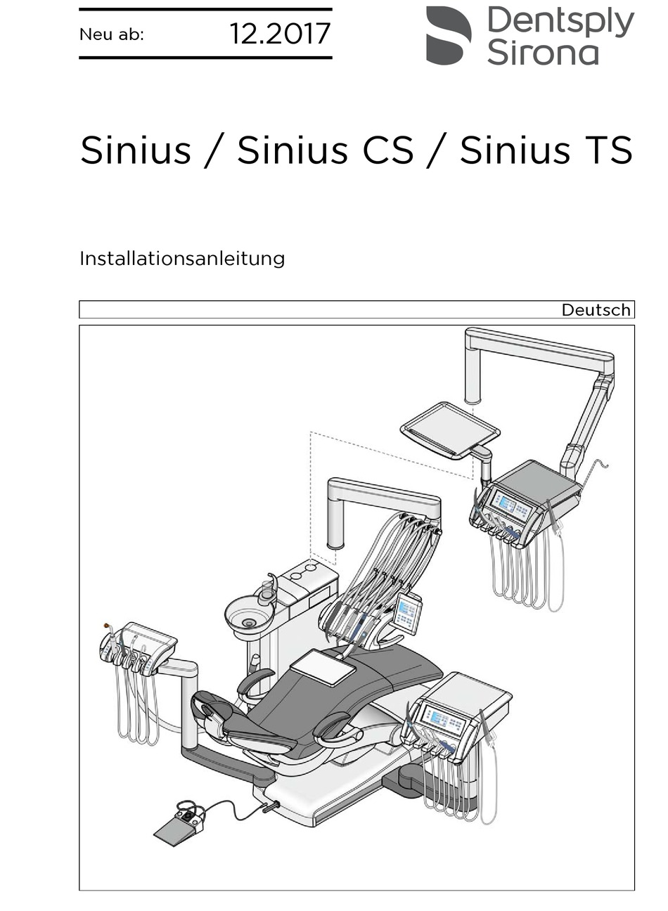 DENTSPLY SIRONA SINIUS INSTALLATIONSANLEITUNG PdfHerunterladen