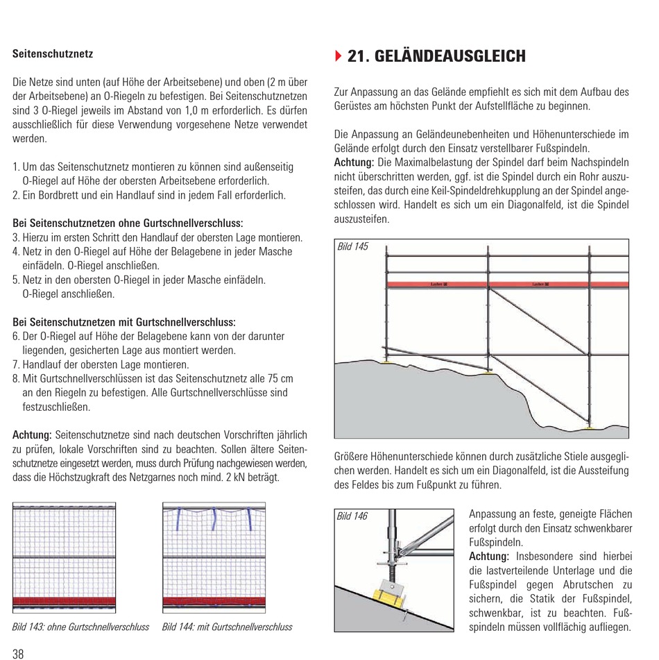 Geländeausgleich - Layher AllroundGerüst Aufbau- Und ...