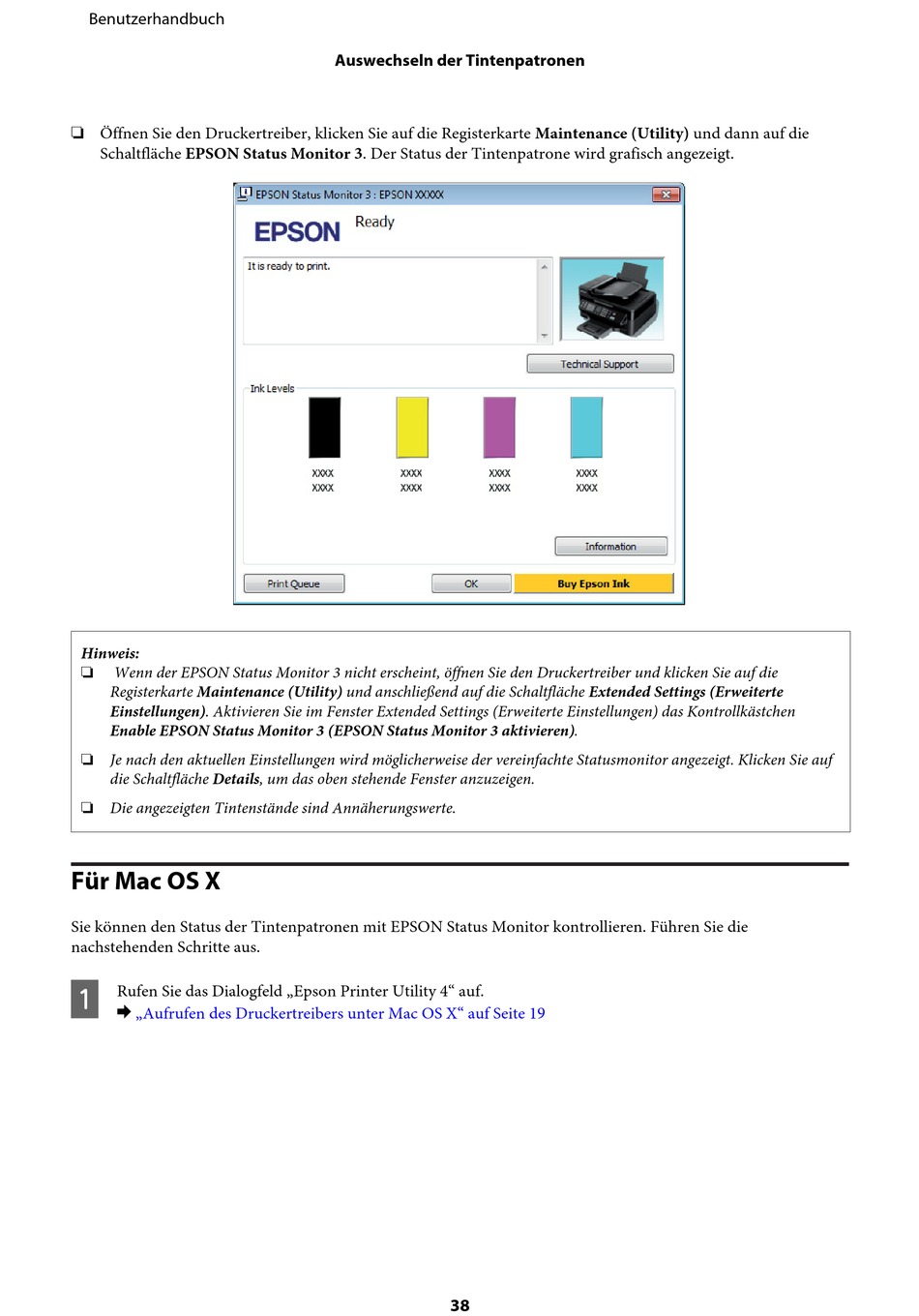 Für Mac Os X Epson Wf 2010 Benutzerhandbuch Seite 38 Manualslib 9321
