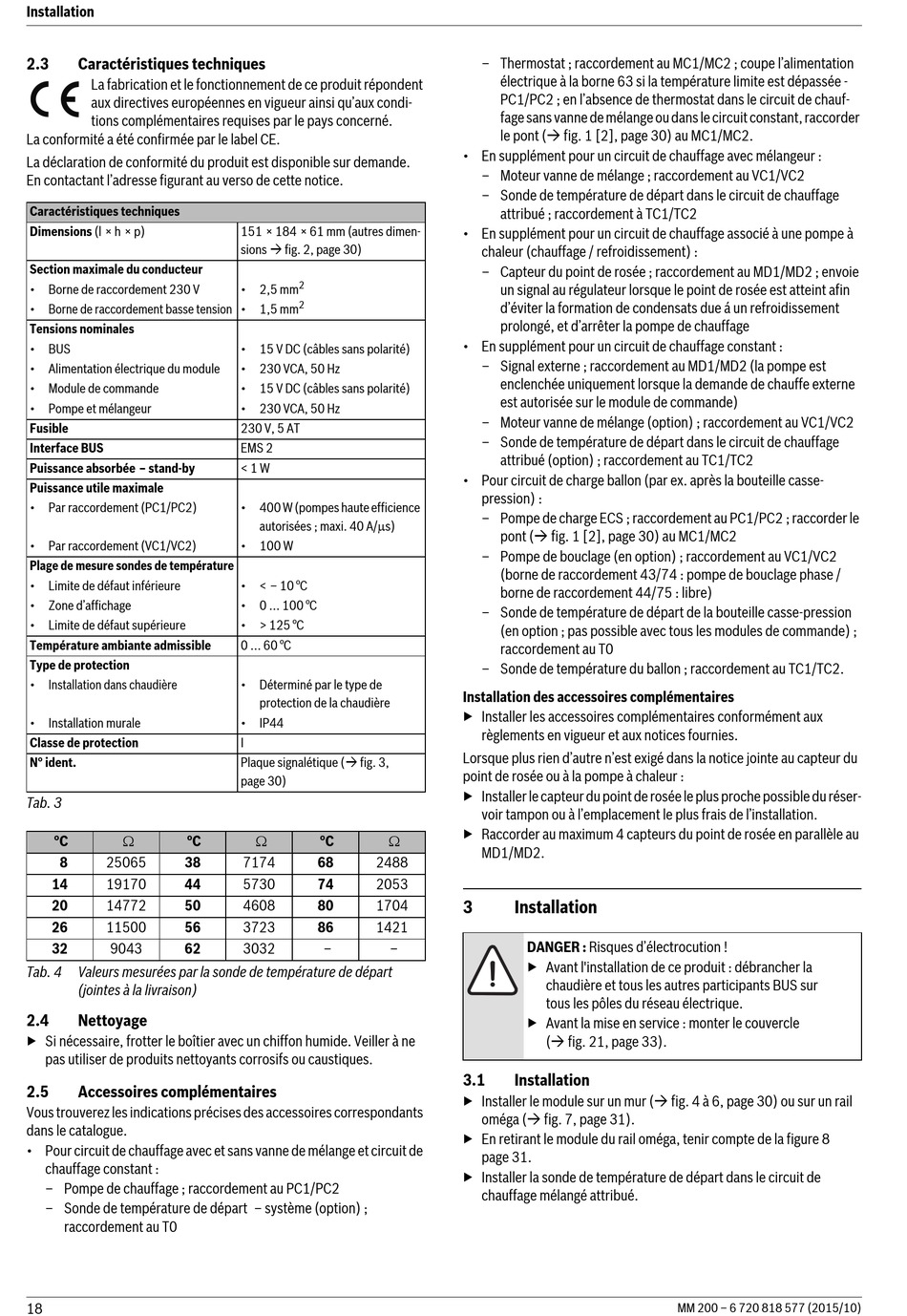 Caract Ristiques Techniques Nettoyage Accessoires Compl Mentaires