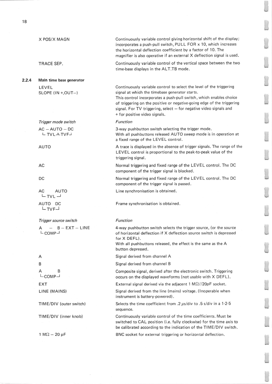 Main Time Base Generator Philips PM 3214 Anleitung [Seite 19