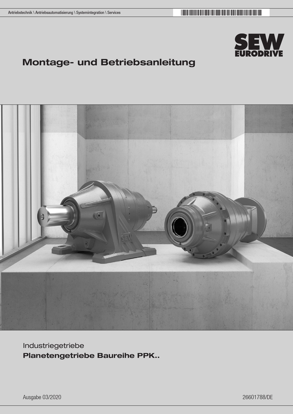 SEW-EURODRIVE PPK SERIE MONTAGE- UND BETRIEBSANLEITUNG Pdf ...