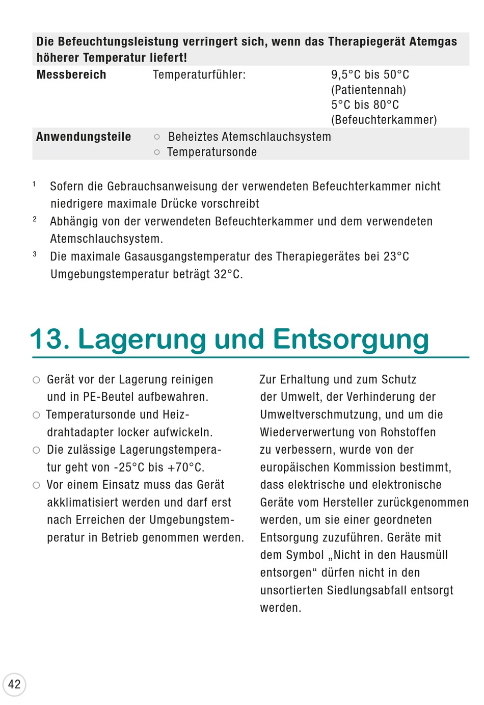 Lagerung Und WILAmed AIRcon Gen2 Gebrauchsanweisung [Seite