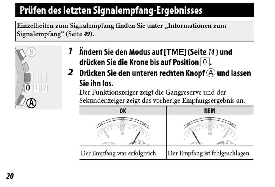 Drücken Sie Den Unteren Rechten Knopf Citizen E660