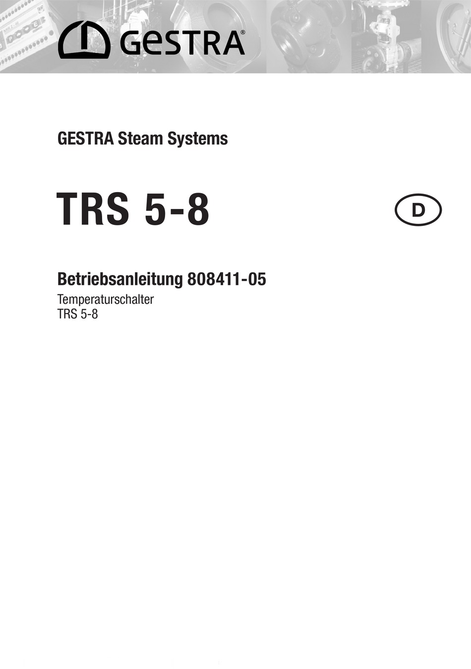 Gestra TRS 5-8 B Temperaturregler 230V Temperaturwächter Fühler Gestra TRS5-6B 