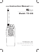 TTI TX-446 Handbuch