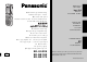 Panasonic RRUS395 Bedienungsanleitung