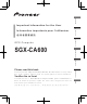 Pioneer SGX-CA600 Handbuch