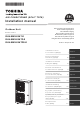 Toshiba RAV-SM1603ATZG-E Installations-Handbuch