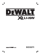 DeWalt DCS371 Bersetzt Von Den Originalanweisungen