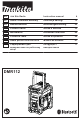 Makita DMR112 Bedienungsanleitung