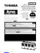 Toshiba MAP0601T8 Installations-Handbuch