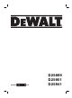 DeWalt D25899 Bersetzt Von Den Originalanweisungen